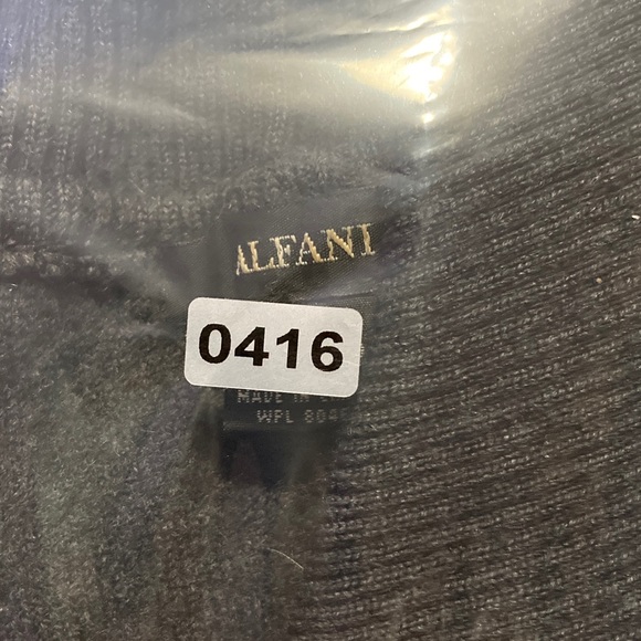 Alfani Charcoal Double-Breasted Pea Coat Merino Wool M Women’s Travel Cozy - Picture 13 of 13